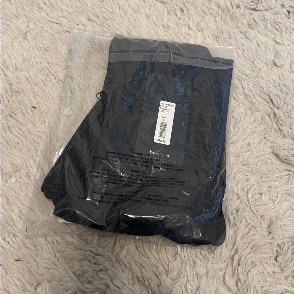 K-DEER 7/8 Sneaker Length Legging in Black - Picture 6 of 6